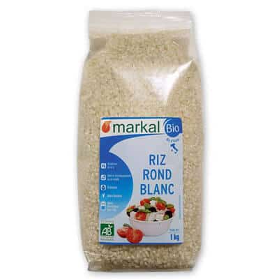 Riz rond blanc Markal- produit végétarien