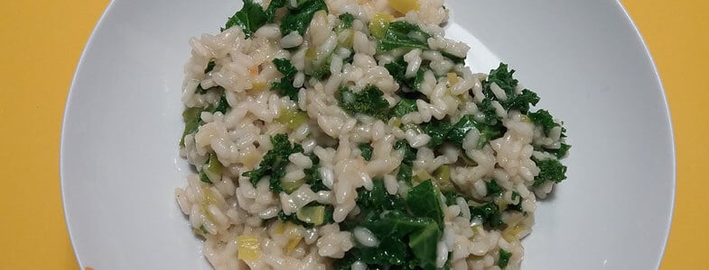 recette vegetarienne risotto de chou kale