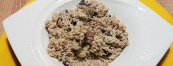 quinoa cremeux champignons