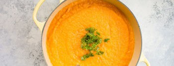 Menu végétarien | Soupe carottes et céleri-rave