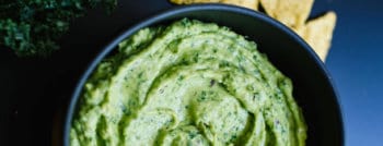 recette végétarienne guacamole kale