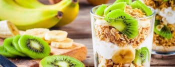 recette vegetarienne yaourt kiwi banane