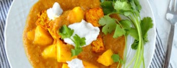 recette vegetarienne curry tofu mangue