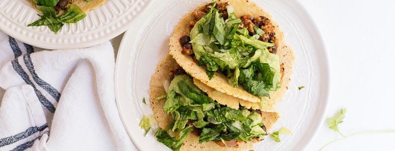 recette vegetarienne tacos quinoa haricots noirs