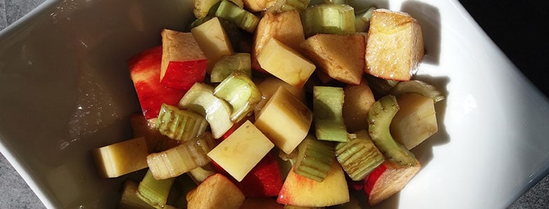 recette vegetarienne salalde celeri pommes comté