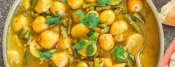 recette-vegetarienne-curry-haricots-verts-pommes-terre