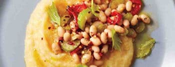 recette-vegetarienne-polenta-haricots-blancs-poivrons