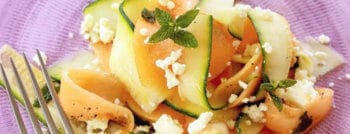 recette-vegetarienne-carpaccio-courgette-melon