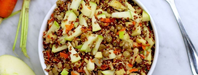 recette-vegetarienne-salade-quinoa-lentilles-pommes
