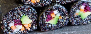 Menu végétarien | Makis végétarien au quinoa