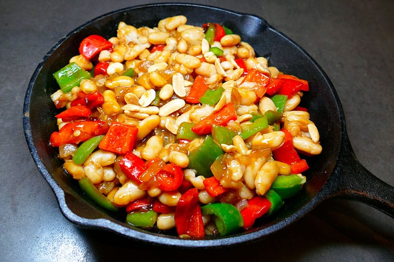 recette-vegan-haricots-blancs-kung-pao