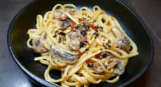 recette-vegetarienne-pates-champignons-miso