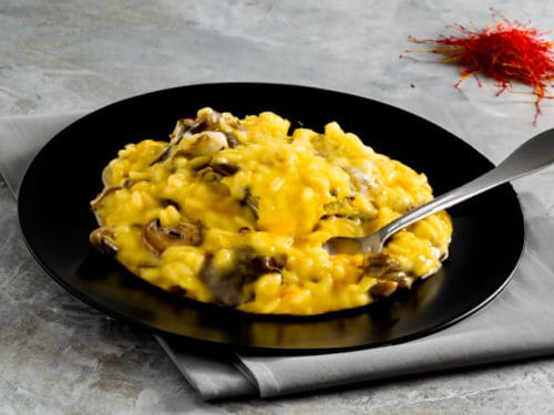 recette-vegetarienne-risotto-champignons-safran