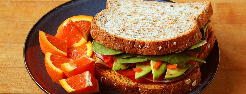 Recette sandwich végétarien Pain aux céréales
