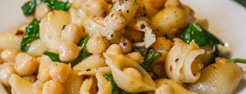 Recette salade de pâtes aux pois chiches