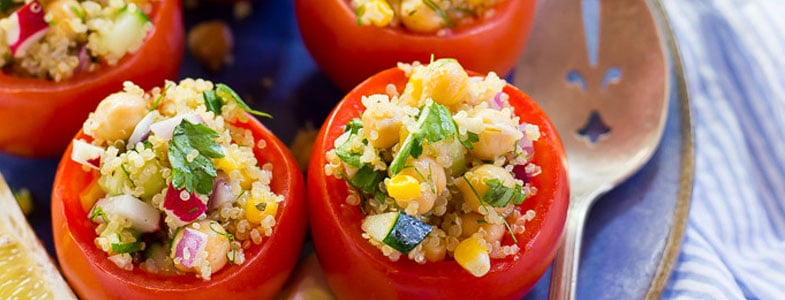 recette végétarienne tomates farcies quinoa