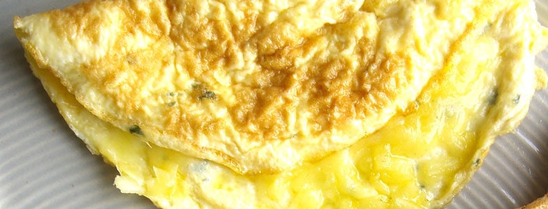 omelette fromage