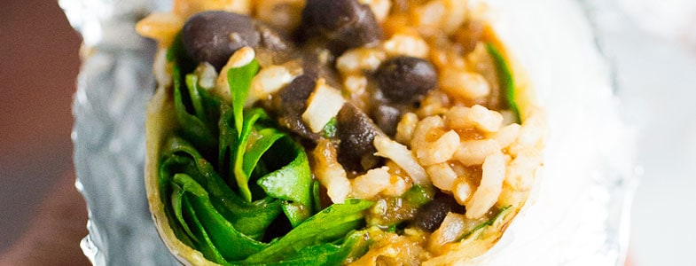 Recette végétarienne – Burritos express