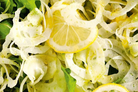 recette vegetarienne salade fenouil citron roquette