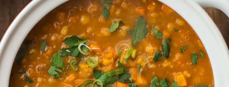 recette vegetarienne curry pois casses