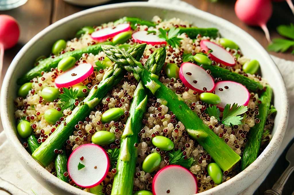 recette-vegan-quinoa-asperges-edamame