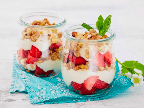 recette-dessert-fraise-granola