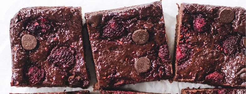 recette-vegetarienne-brownies-chocolat-framboises