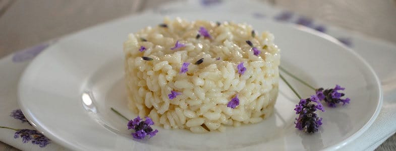 recette vegetarienne risotto lavande romarin