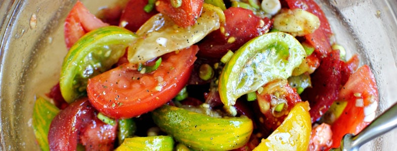 recette-vegetarienne-tomates-vinaigrette