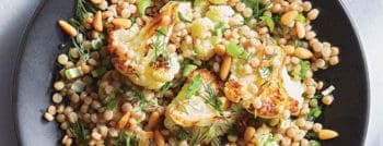 recette-vegetarienne-couscous-perle-chou-fleur-roti