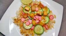 recette-vegan-riz-croustillant-pickles-radis-concombre
