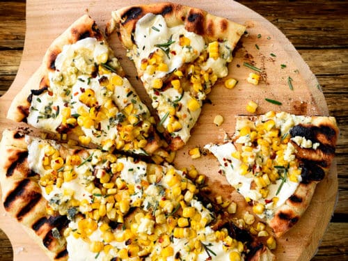 recette-vegetarienne-pizza-mais-gorgonzola