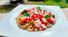 recette-vegetarienne-salade-haricots-blancs-radis