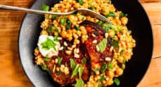 recette-vegan-aubergines-epicees-couscous-pois-chiches