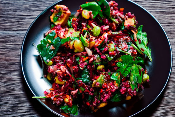 Salade De Quinoa Et L Gumes Crus