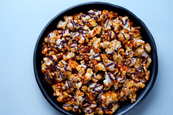 recette vegan pop corn au chocolat