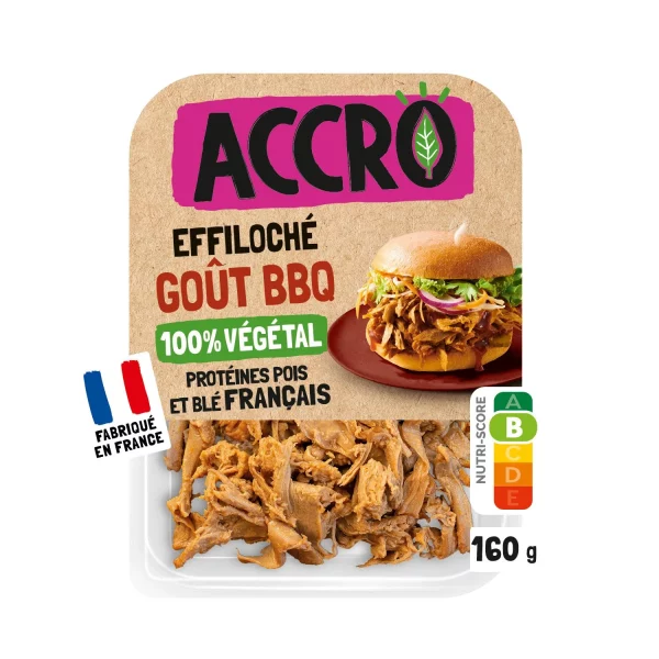 effilochés bbq vegan