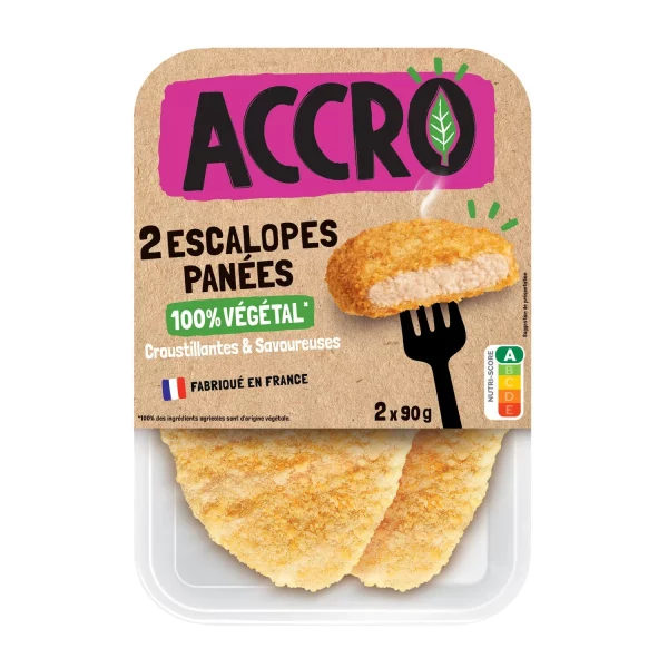escalope panée vegan accro