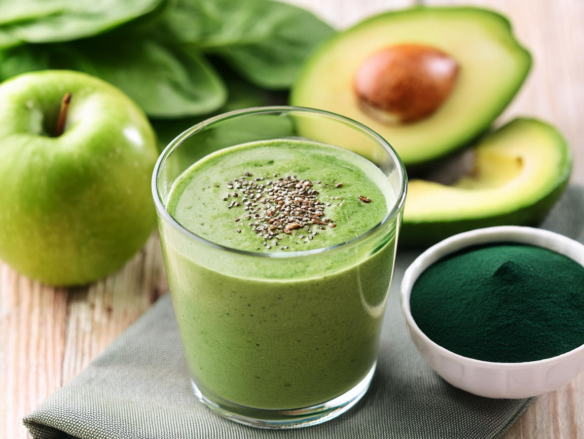 smoothie-vert-amande