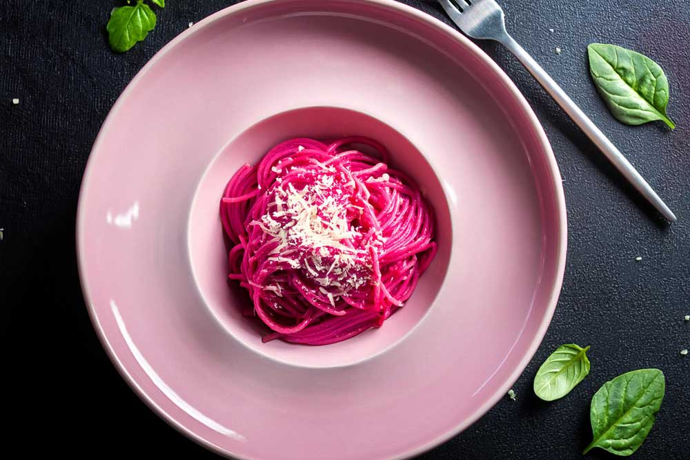 recette-vegetarienne-pates-rose-saint-valentin