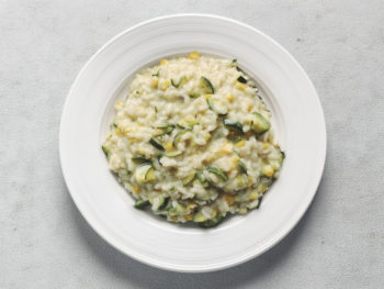 recette-vegetarienne-risotto-courgette-mais