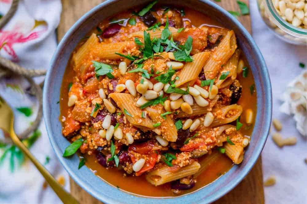 recette-vegan-one-pot-pasta-haricots-rouges