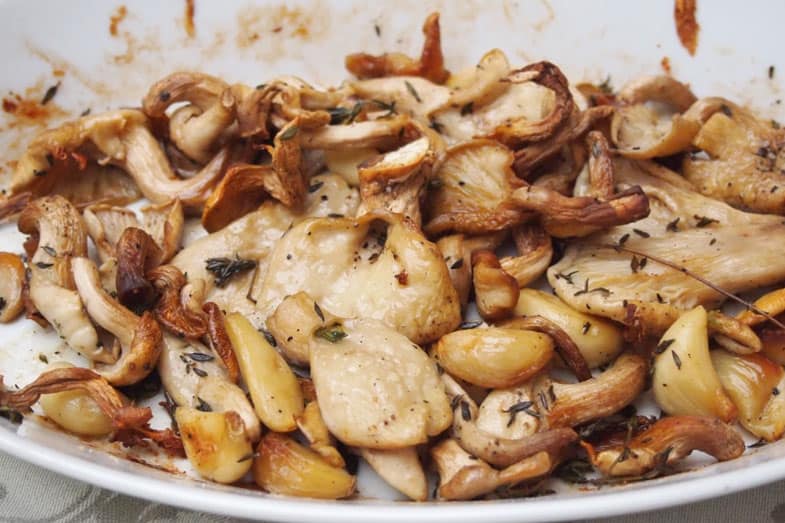 recette-vegetarienne-pleurotes-ail